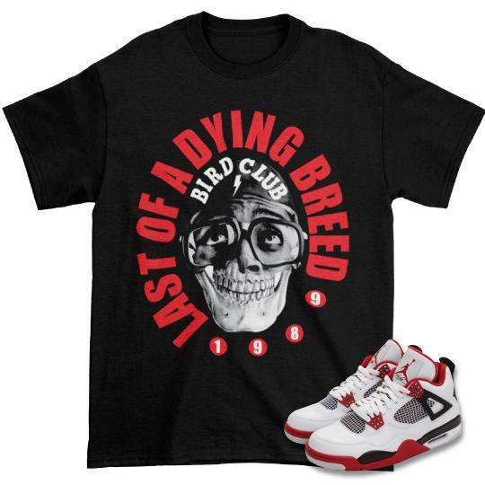 RETRO 4 FIRE RED OG SHIRT - Sneaker Tees to match Air Jordan Sneakers