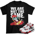 RETRO 4 FIRE RED OG SHIRT - Sneaker Tees to match Air Jordan Sneakers