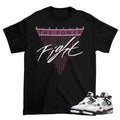 RETRO 4 PSG SHIRT - Sneaker Tees to match Air Jordan Sneakers