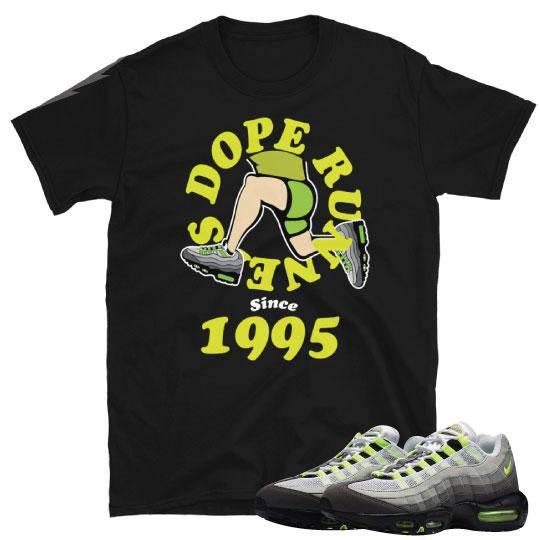 Air Max 95 OG Neon shirt - Sneaker Tees to match Air Jordan Sneakers