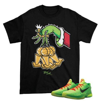 Kobe 6 Grinch shirt - Sneaker Tees to match Air Jordan Sneakers