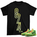 Grinch Kobe Shirt - Sneaker Tees to match Air Jordan Sneakers