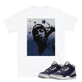 Jordan 3 Georgetown Shirt - Sneaker Tees to match Air Jordan Sneakers