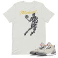 Retro 3 Cool Grey Shirt - Sneaker Tees to match Air Jordan Sneakers