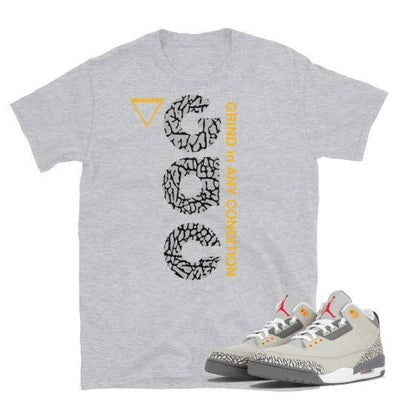 Cool Grey Jordan Retro 3 Shirt - Sneaker Tees to match Air Jordan Sneakers