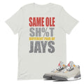 Cool Grey 3 Shirts - Sneaker Tees to match Air Jordan Sneakers