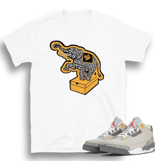 Retro Jordan Cool Grey 3 Shirts - Sneaker Tees to match Air Jordan Sneakers