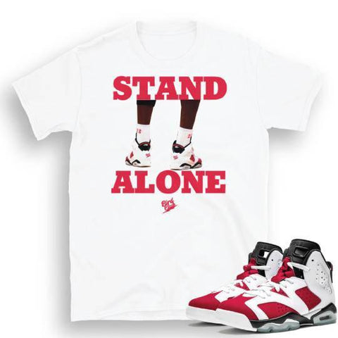 Jordan Carmine 6 shirt - Sneaker Tees to match Air Jordan Sneakers