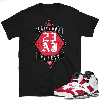 Carmine 6 Matching shirts - Sneaker Tees to match Air Jordan Sneakers