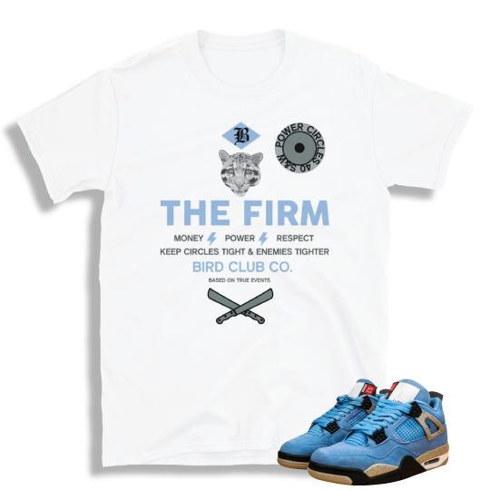 Retro Jordan 4 UNC shirt - Sneaker Tees to match Air Jordan Sneakers