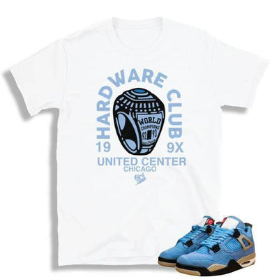 UNC Retro Jordan 4 shirt - Sneaker Tees to match Air Jordan Sneakers