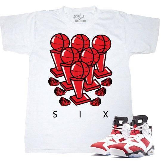 Carmine 6 shirt | Air Jordan 6 tees - Sneaker Tees to match Air Jordan Sneakers