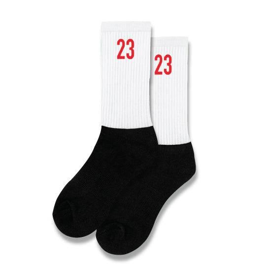 Carmine 6 Jordan Socks - Sneaker Tees to match Air Jordan Sneakers