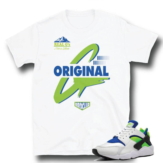 Huarache Scream Green Shirt - Sneaker Tees to match Air Jordan Sneakers