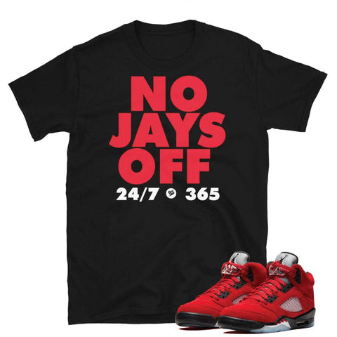 Raging Bulls 5 Shirt - Sneaker Tees to match Air Jordan Sneakers