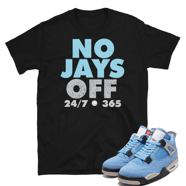 Retro Jordan 4 UNC shirt - Sneaker Tees to match Air Jordan Sneakers