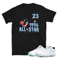 Retro 11 Low Legend Blue Shirt - Sneaker Tees to match Air Jordan Sneakers