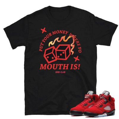 Retro 5 Raging Bulls Shirt - Sneaker Tees to match Air Jordan Sneakers