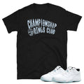 LEGEND BLUE 11 LOW SHIRT - Sneaker Tees to match Air Jordan Sneakers