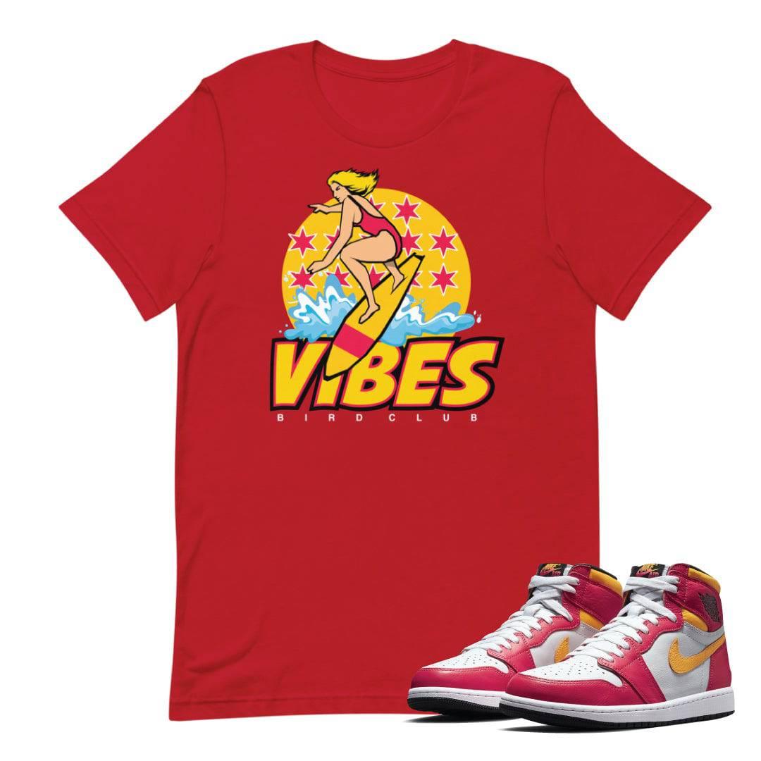 RETRO 1 FUSION RED SHIRT - Sneaker Tees to match Air Jordan Sneakers