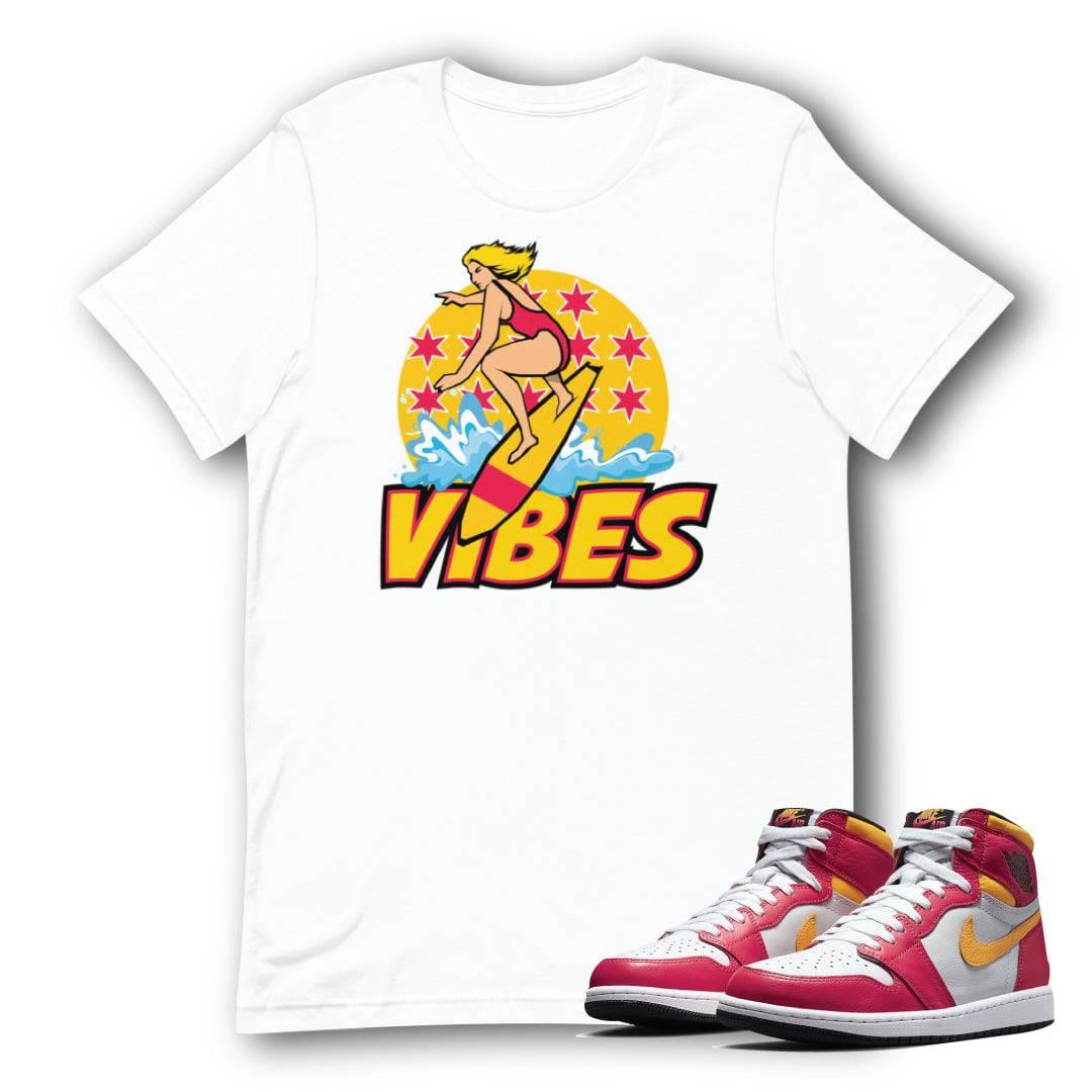 RETRO 1 FUSION RED SHIRT - Sneaker Tees to match Air Jordan Sneakers