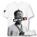 Air Jordan 4 Oreo cement shirt - Sneaker Tees to match Air Jordan Sneakers