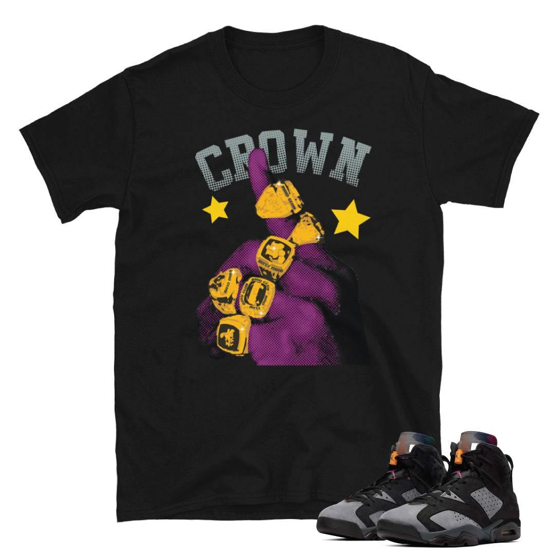 Retro 6 Bordeaux Shirt - Sneaker Tees to match Air Jordan Sneakers
