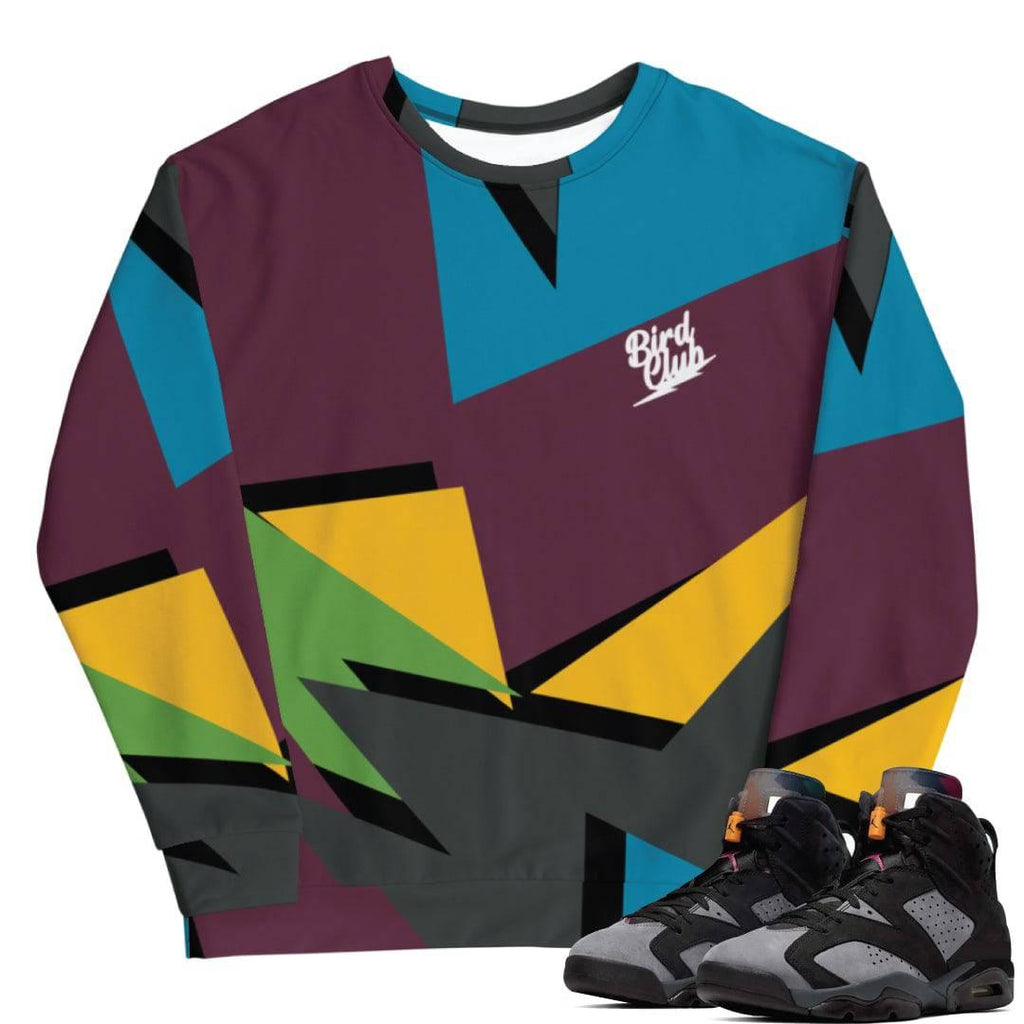 Retro 6 Bordeaux Crewneck - Sneaker Tees to match Air Jordan Sneakers