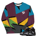 Retro 6 Bordeaux Crewneck - Sneaker Tees to match Air Jordan Sneakers