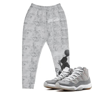 Retro 11 Cool Grey Joggers - Sneaker Tees to match Air Jordan Sneakers