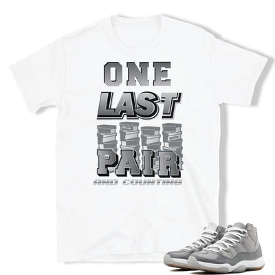 Retro 11 Cool Grey matching shirt - Sneaker Tees to match Air Jordan Sneakers