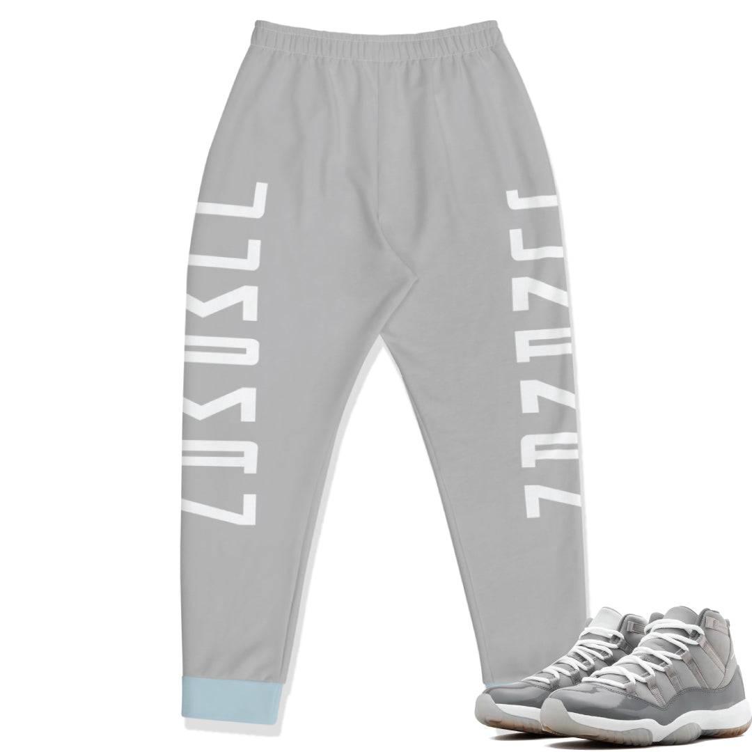 Retro 11 Cool Grey Joggers - Sneaker Tees to match Air Jordan Sneakers