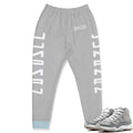Retro 11 Cool Grey Joggers - Sneaker Tees to match Air Jordan Sneakers