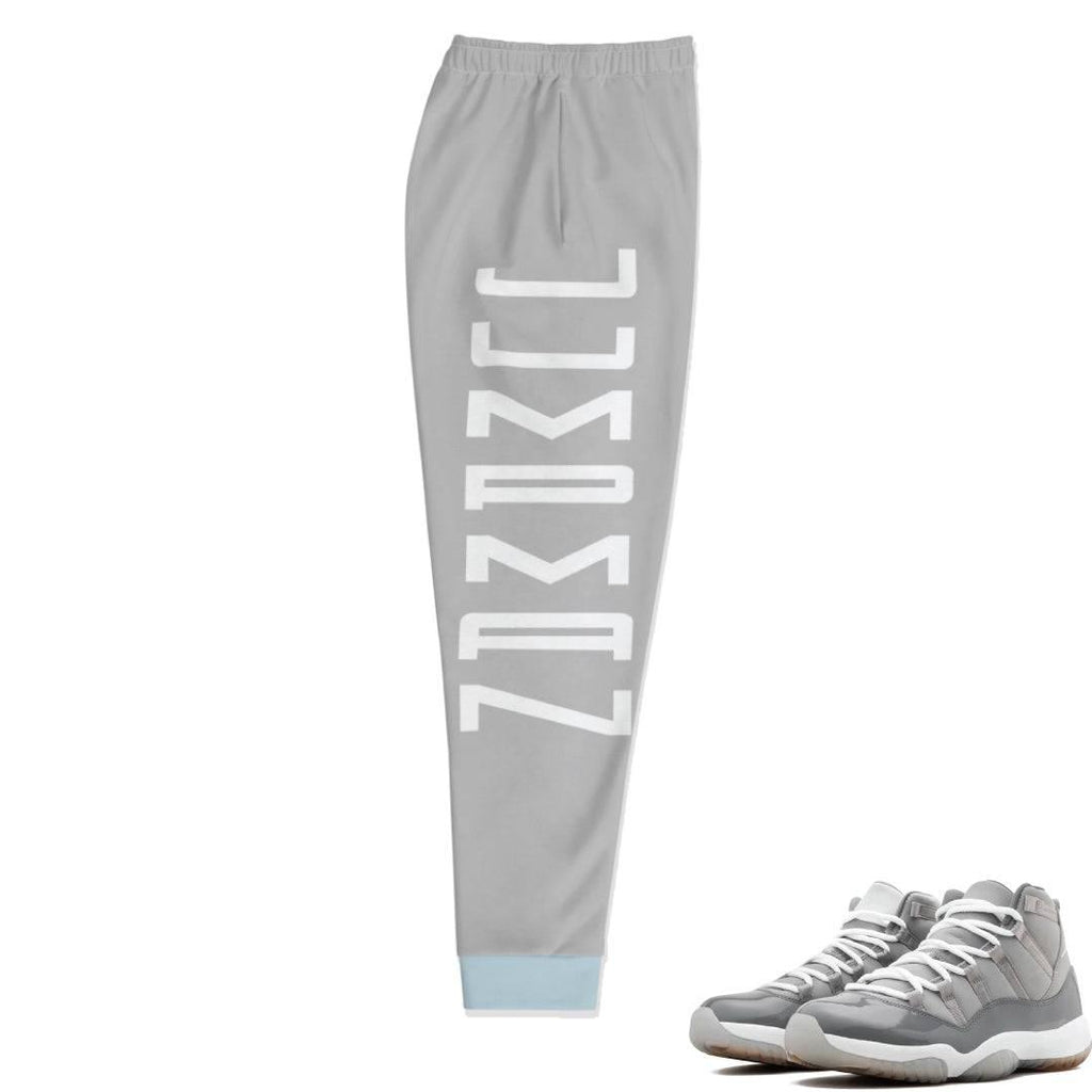Retro 11 Cool Grey Joggers - Sneaker Tees to match Air Jordan Sneakers