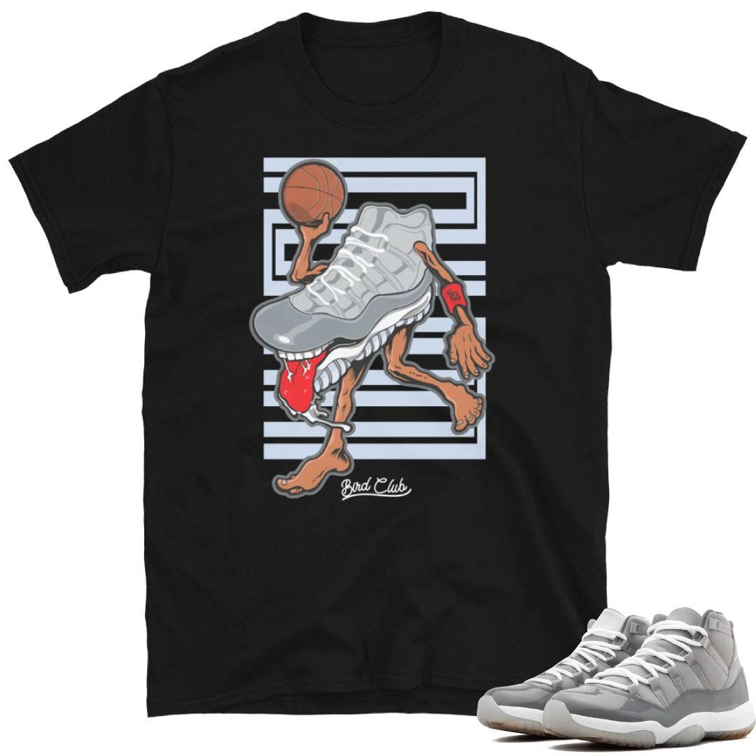 Cool Grey 11 Matching Shirt (Icey Blue) - Sneaker Tees to match Air Jordan Sneakers