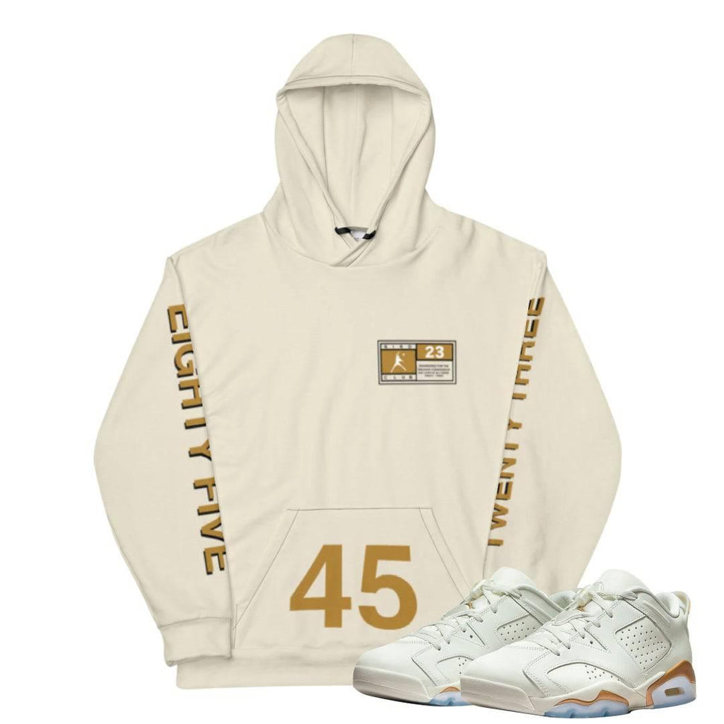 Retro 6 Low "Chinese New Year" Hoodie - Sneaker Tees to match Air Jordan Sneakers