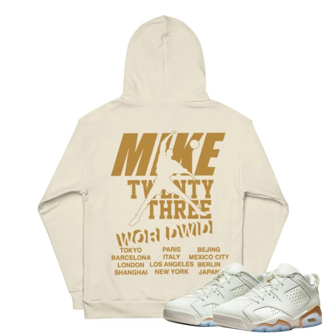 Retro 6 Low "Chinese New Year" Hoodie - Sneaker Tees to match Air Jordan Sneakers