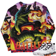 CB 94 Air Max Suns Godzilla Sweatshirt - Sneaker Tees to match Air Jordan Sneakers