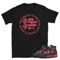 Red Thunder Retro 4 Shirt - Sneaker Tees to match Air Jordan Sneakers