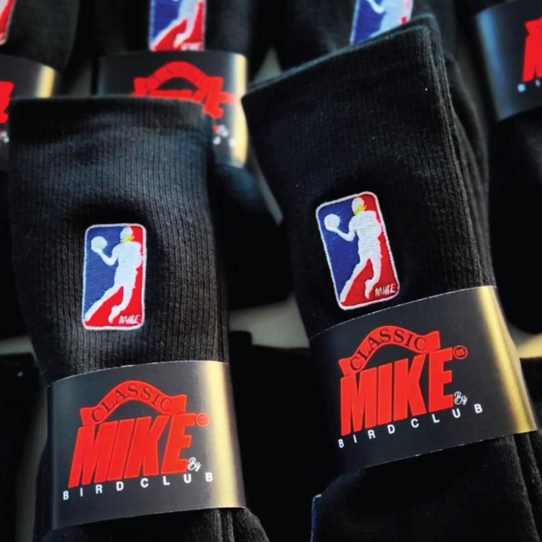 Classic Mike Embroidered Basketball Socks - Sneaker Tees to match Air Jordan Sneakers
