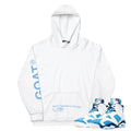 Retro 6 UNC Carolina Hoodie - Sneaker Tees to match Air Jordan Sneakers