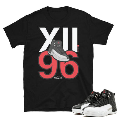 Retro 12 "Playoffs" shirt - Sneaker Tees to match Air Jordan Sneakers