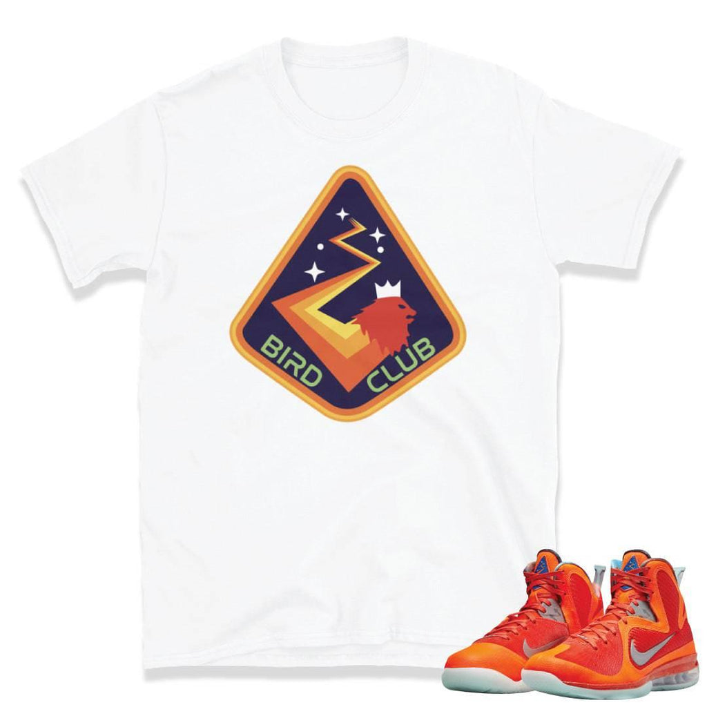 SUCC T Shirt for Lebron 9 Total Orange Metallic Silver Team Mango Big Bang  19 8