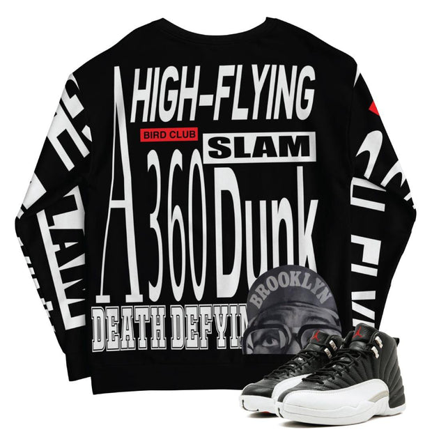 Retro 12 Playoff 12 sweatshirt - Sneaker Tees to match Air Jordan Sneakers