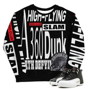 Retro 12 Playoff 12 sweatshirt - Sneaker Tees to match Air Jordan Sneakers