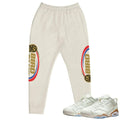 Retro 6 Low Chinese New Year Playoff logo joggers - Sneaker Tees to match Air Jordan Sneakers