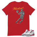 Retro 3 "Cardinal Red" Shirt - Sneaker Tees to match Air Jordan Sneakers