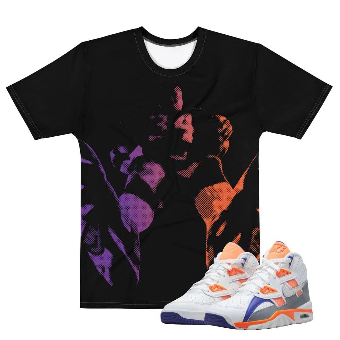 Air Trainer Bo Jackson All Over Fade Shirt - Sneaker Tees to match Air Jordan Sneakers