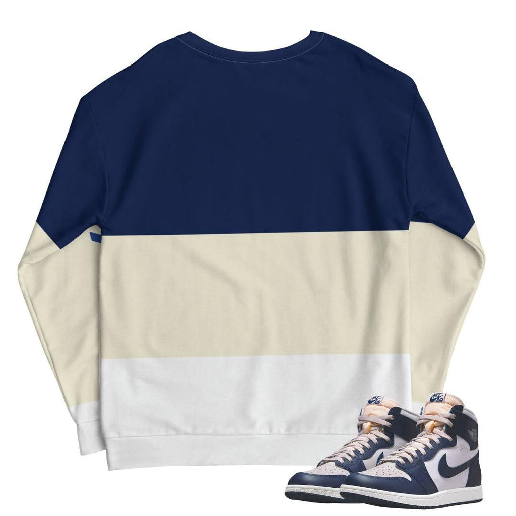 Retro 1 High 85 Georgetown Rugby Crew - Sneaker Tees to match Air Jordan Sneakers