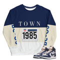 Retro 1 High 85 Georgetown Rugby Crew - Sneaker Tees to match Air Jordan Sneakers